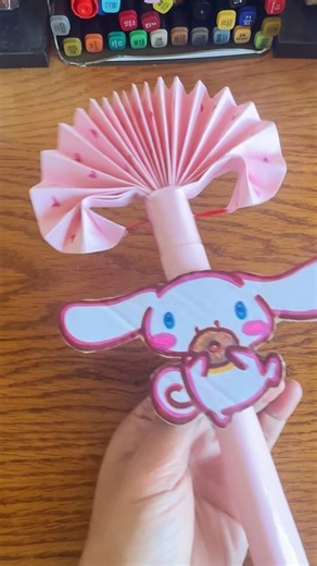 DIY fan 🪭 #diy #art #papercraft #handmade #fan #trend #shorts #viral #cutecraft #mini #idea #create