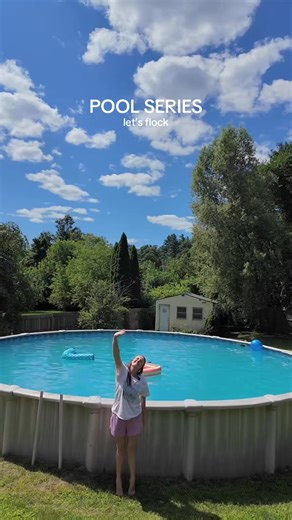 1. Who thinks it’s gunna work…. Fourth times a charm??? 2. Drop more Mr. Ducky names below plz. #poolseries #pool #poolcleaning #pool Flocking my pool (for the fourth time) | lilywfhm