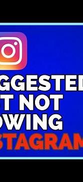 How To Fix Suggested Post Not Showing On Instagram (Solved)