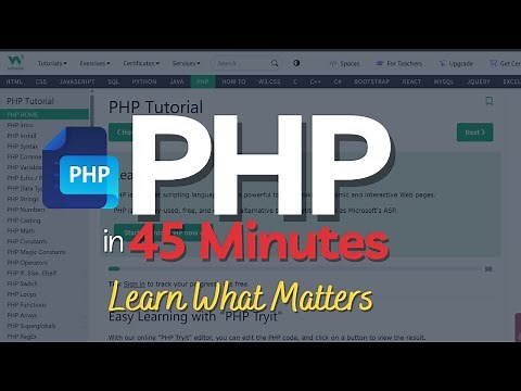 PHP Tutorial for Beginners: Learn PHP in 45 Minutes in 2025 | PHP Crash Course Master PHP Basics