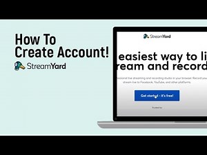 How to Create Account on Stream Yard Website [easy]
