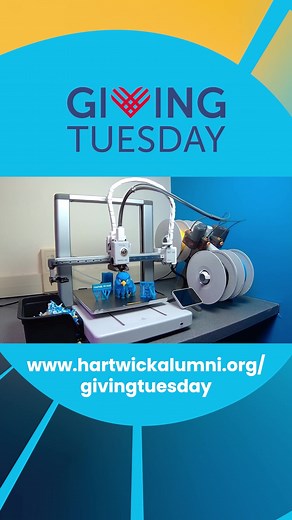 Thank you for supporting Hartwick students — and our 3D Swoop! 🙌💙 We are so grateful for your generosity this season and always!! Missed Giving Tuesday? No problem! 💫 Gifts to the Hartwick Fund will be doubled through December 31st. 🎁✨ Thank you from the bottom of our hearts! 💙🙏 www.hartwickalumni.org/givingtuesday #hartwickcollege 🦅