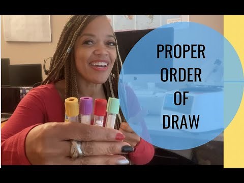 PROPER ORDER OF DRAW - #phlebotomy #education #tutorial #school #training