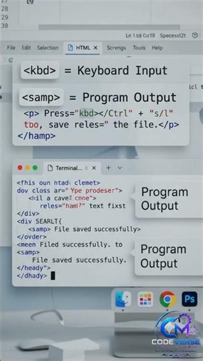 HTML Computer Code Elements Explained | kbd, samp, code, var, pre | HTML Tutorial for Beginners