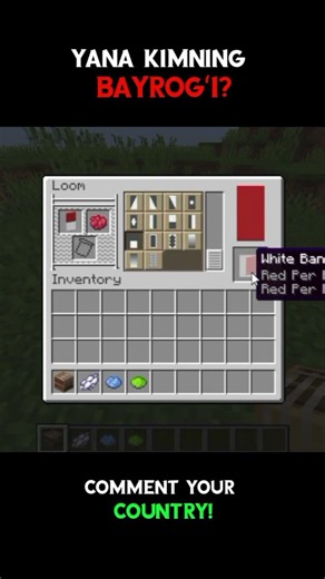 Oʻzbekiston bayrogʻi! #like #subscribe #comment #minecraft #uzbekistan #shorts