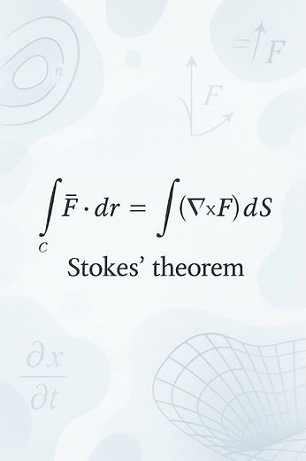Stokes' Theorem Explained! 🔬 #Shorts