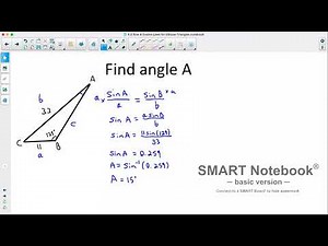 Foundations of Math 11: 4.2 Sine & Cosine Laws for Obtuse Triangles