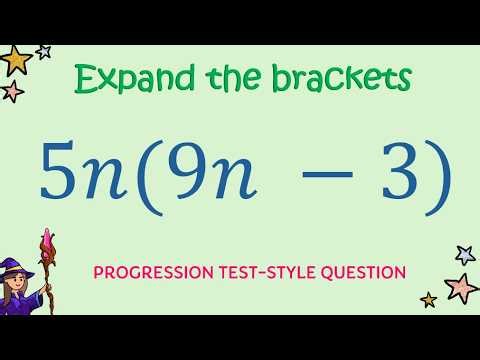 Can You Solve This? 5n(9n − 3) | Progression Test Q1 (Stage 8)