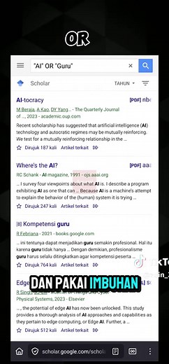 Cara Pake Google Scholar yang Lebih Tepat di 2025