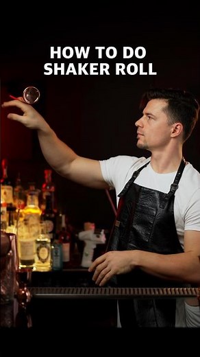 flair tricks HOW TO DO SHAKER ROLL 1 shaker #flairbartending #bartender #bartricks