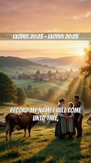 📖 Today's Verses: Exodus 20:23 – Exodus 20:25