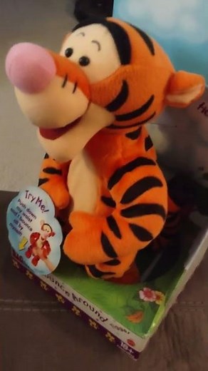 Vintage 1998 Mattel Disney Bounce Around Tigger Plush Toy