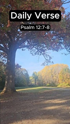 1 Verse, 1 Minute: Psalm 12:7-8