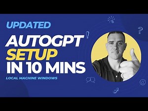 AutoGPT Local Install Tutorial (Updated)