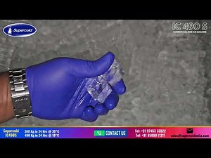 Supercold IC490S - Commercial Dice Shaped Ice Cube Making Machine
