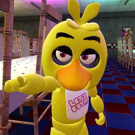 Angry Chica looks for her pizza (FNAF Animation)