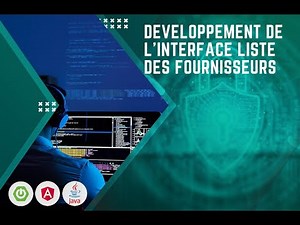Spring Boot & Angular Project | Inventory Management | Part 16 - Supplier List Interface