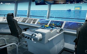 智慧海运信息化平台-海洋-港口-数字孪生-三维可视化-海面-海底-船舶-驾驶舱-货轮-游轮-码头-监测-数字化-数据可视化大屏