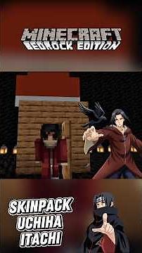 skinpack uchiha itachi 🖤♥️ Minecraft Bedrock edition!!