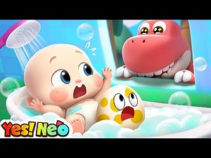 T-rex out of Window | Bath Song | Where is Dino Egg? | Nursery Rhymes & Kids Songs | Yes! Neo