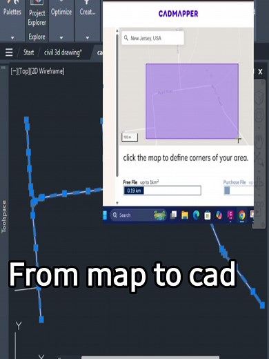 🔥 AutoCAD Hack: Create Road Centerlines Instantly from CAD Mapper Data! Watch complete video on YouTube @civilengineeringsurvey #AutoCAD #CivilEngineering #CADMapper #GIS #EngineeringTips