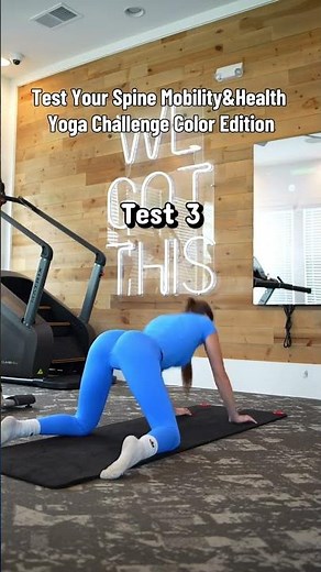 "Spine Mobility Test Challenge 😍 Color Edition | Test Your Flexibility & Back Health (Test 1-5)"