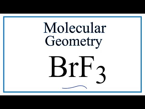 BrF3 (Bromine trifluoride) Molecular Geometry, Bond Angles