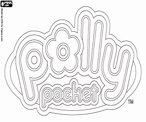 Polly Pocket Logo coloring page printable game