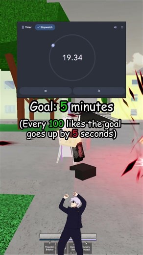Day 9: Seeing how long i can sit without being hit #roblox #shorts