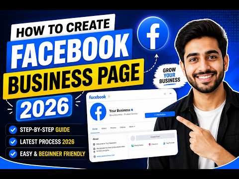 How to Create a Facebook Business Page – Complete Facebook Page Guide 2026 | Step By Step Page setup
