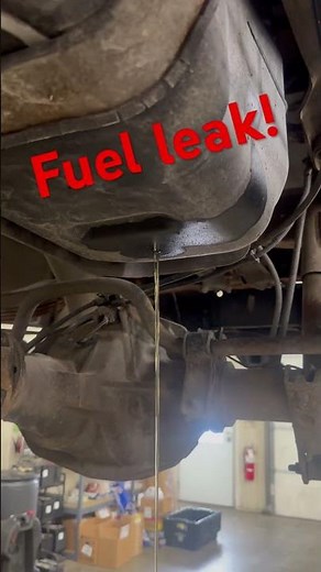 Installing a sump drain in a fuel tank feels so wrong! #automobile #mechanic #powerstrokediesel