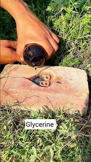 Survival hack. Fire Starter using KMnO4 and Glycerine! #survival #camping