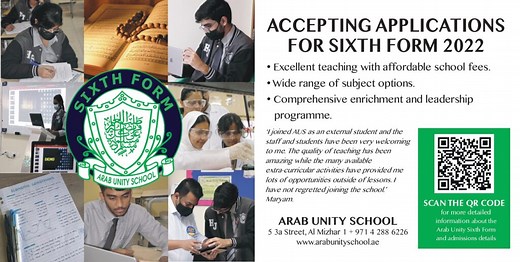 Sixth Form Curriculum Dubai | Sixth Form Education