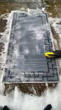 ASMR Sped-Up Rug Scrubbing 🧹 No Talking | Brushing Sounds