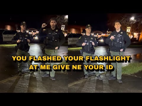 Cops Arrest Man For Flashing His Flashlight