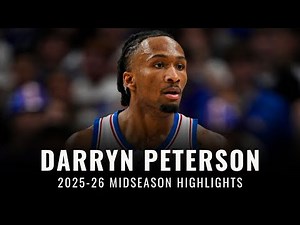 Darryn Peterson 2025-26 Kansas Jayhawks Midseason Highlights