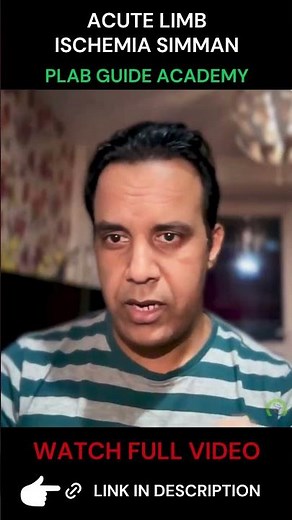 Acute Limb Ischemia (SIMMAN)