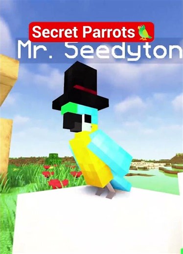 Minecraft Secret Parrots 🦜 (Imposter Syndrome) #shorts #minecraft