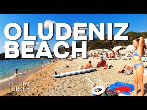 4K🇹🇷,OLUDENIZ BEACH WALK/OLUDENIZ FETHIYE TURKEY/BEST TRAVEL DESDTINATION