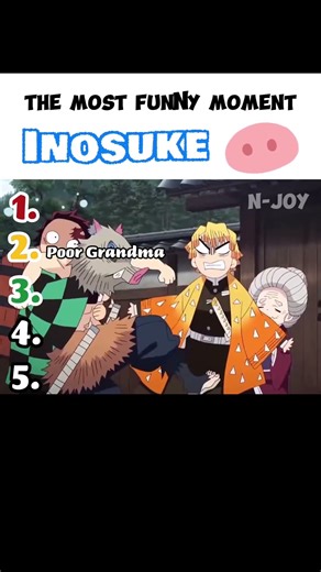 Inosuke Most Funny moment 😂 #shorts #demonslayer #inosuke