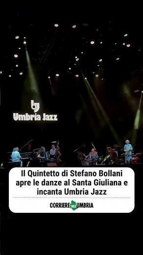 Il quintetto di Stefano Bollani incanta l’Arena Santa Giuliana a Umbria Jazz