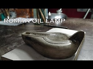 Roman oil lamp - Lampada ad olio romana