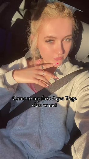 So fun! (Didn’t film in the pool scared) #yoga #aquatherapy #aquayoga