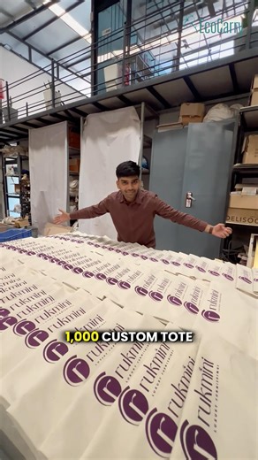1000+ Custom Tote Bags Delivered! | Bulk Order Cotton Bags | EcoCarry Screen Printing