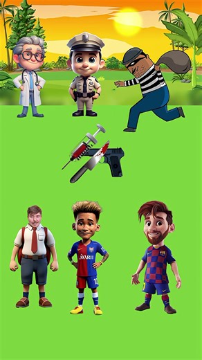 Doctor, Cop, Thief Challenge: A Hilarious Twist!