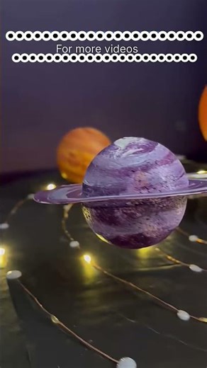 science day project solar system model☄️✨️❤️🙌 #diyhttps://www.facebook.com/share #scienceproject