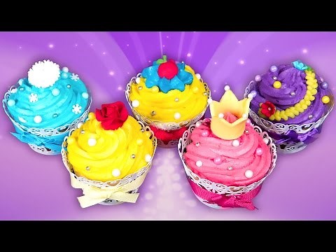 Disney Princess Cupcakes w/ Gemma Stafford: Aurora, Belle, Rapunzel, Snow White & Elsa Cupcakes
