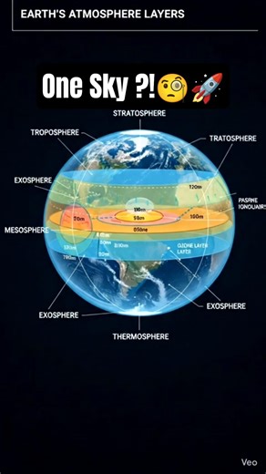 Is There Only One Sky? Science Explained ☁️ #shortsfeed #scienceshorts