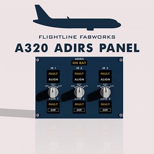 A320 ADIRS Panel, Flight Simulator Overhead, Functional LED Indicators, Navigation IRS System, Plug and Play - Etsy