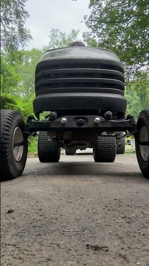 Racing lawnmower steering setup